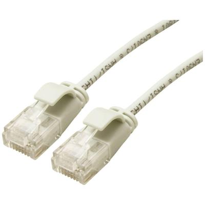 ROLINE UTP Data Center Patchkabel Cat.6A (Class EA), LSOH, extra dun, grijs, 0,15 m ROLINE UTP Data Center Patchkabel Cat.6A (Class EA), LSOH, extra dun, grijs, 0,15 m