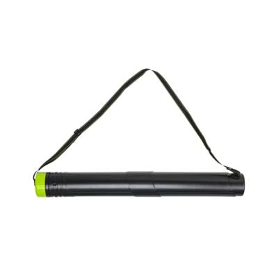 Tekeningkoker Linex zoom 70 tot 124cm doorsnee 7.5cm zwart | 12 stuks