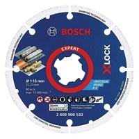 Bosch Accessories 2608900532 X-LOCK Diamanten doorslijpschijf Diameter 115 mm Boordiameter 22.23 mm Metaal 1 stuk(s) - thumbnail