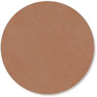 LIND DNA Onderzetter Nupo - Leer - Old Rose - ø 10 cm - thumbnail