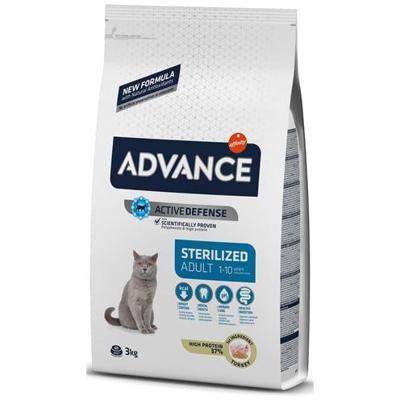 ADVANCE CAT STERILIZED TURKEY 3 KG