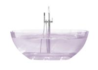 Best Design Vrijstaand Ligbad 170x78x56 cm Resin Transparant Helder - thumbnail