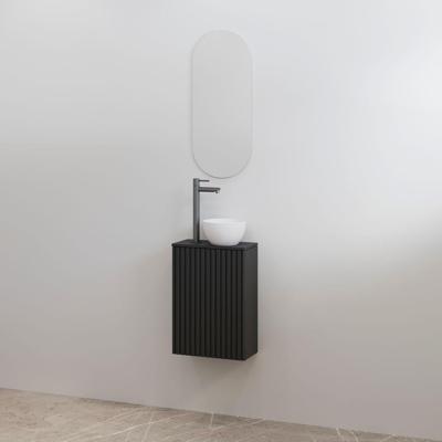 Toiletmeubelset Best-Design Mali Mat Zwart Onderkast + Mat Zwart Meubelblad Toiletmeubelset Best-Design Mali Mat Zwart Onderkast + Mat Zwart Meubelblad