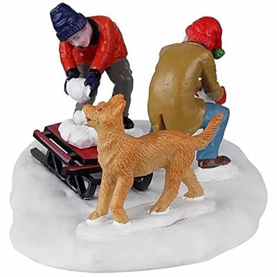 Lemax snowy ammo operation kerstdorp tafereel Vail Village 2022