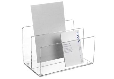 Envelopstandaard MAUL 2vaks 150x100x100mm acryl Envelopstandaard MAUL 2vaks 150x100x100mm acryl