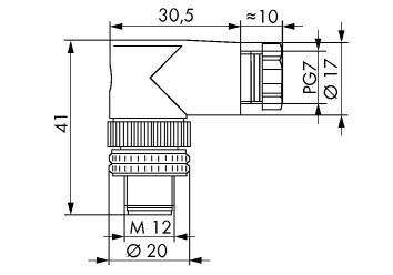 WAGO WAGO GmbH & Co. KG 756-9204/050-000 Connector voor sensor-/actuatorkabel Inhoud: 5 stuk(s)