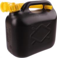 Dunlop Jerrycan 10 Liter - Benzine en Water - UN-Gecertificeerd voor Gevaarlijke Vloeistoffen - Incl. Trechter/Benzineslang - Zwart/Geel - thumbnail