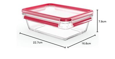 Emsa Clip & Close Glazen vershoudbakje 1,3 L doos Emsa Clip & Close Glazen vershoudbakje 1,3 L doos