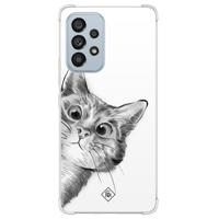 Samsung Galaxy A53 shockproof hoesje - Kat kiekeboe - thumbnail
