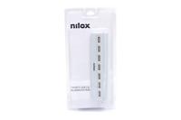 Hub USB Nilox NXHU7ALU2 Grijs - thumbnail