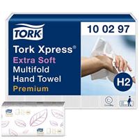 Handdoek tork h2 premium 2laags 212x340mm 100297 - thumbnail