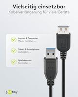 goobay USB 3.0 verlengkabel - thumbnail
