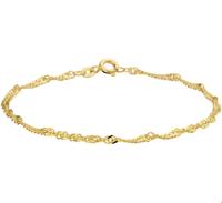 TFT Armband Goud Singapore 2,3 mm 19 cm - thumbnail