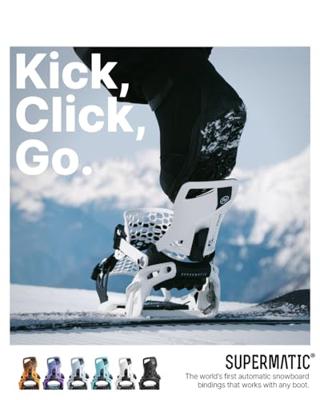 Nidecker Supermatic Snowboardbinding Black S