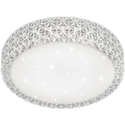 Trio Kristal plafonnièrePegasus met sterren effect wit - R62421100