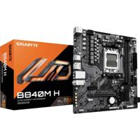 Gigabyte B840M H Moederbord Socket AMD AM5 Vormfactor Micro-ATX Moederbord chipset AMD® B840 - thumbnail