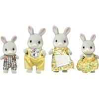 Set Poppen Sylvanian Families Family Gray Rabbit - thumbnail