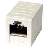 Telegärtner RJ45 Netwerk Adapter CAT 6 [1x RJ45-bus - 1x RJ45-bus] 0 mm Alpine-wit - thumbnail