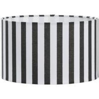 Kap Juul - stof zwart/wit - 15xØ25 cm - Leen Bakker - thumbnail