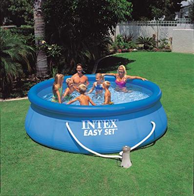 Intex easy set zwembad 366 x 76 cm -met 12-volt filterpomp - thumbnail