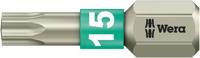 Wera 3867/1 TS TORX® Bits, RVS, TX 15 x 25 mm - 1 stuk(s) - 05071033001 - thumbnail
