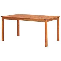 Tuintafel 150x90x74 cm massief acaciahout - thumbnail