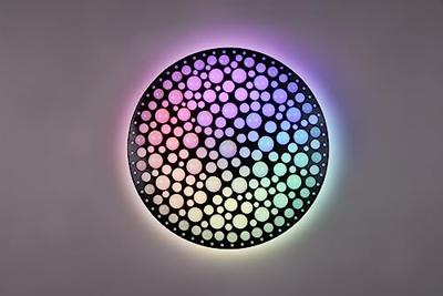 Trio RGB led plafondlampChizu Ø 40cm - zwart - R67161132