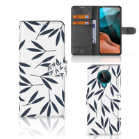 Xiaomi Poco F2 Pro Hoesje Leaves Blue - thumbnail