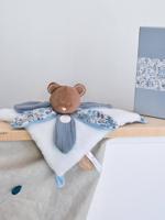 Knuffel bloemblaadje 27cm boh'aim - DOUDOU ET COMPAGNIE blauw - thumbnail