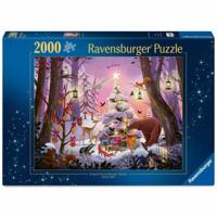 Puzzel Ravensburger NAVIDAD EN EL BOSQUE 2000 Onderdelen - thumbnail