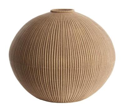 Light & Living Vaas 'Valerie' 37cm, kleur Lichtbruin