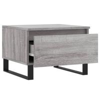 Salontafels 2 st 50x46x35 cm bewerkt hout grijs sonoma eiken - thumbnail