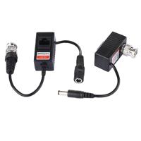 2 PC's HD 213A coaxiale CVI/TVI/AHD Video audiovermogen Balun Transceiver - thumbnail