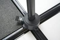 Zweefparasol Honolulu 250 x 250 cm antraciet - thumbnail