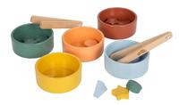 Montessori sorteerspel met tang small foot meerkleurig - thumbnail