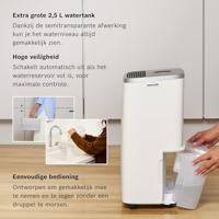 Bosch Home Comfort Dry 4000 Luchtontvochtiger 75 m³ Wit - thumbnail