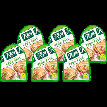 Kips Vega Pate 6 x 125 g bij Jumbo