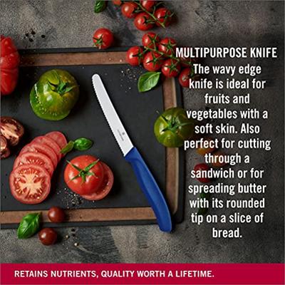 Victorinox 6.7832 Tomatenmes Blauw - thumbnail
