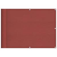 VidaXL Balkonscherm terracotta 75x1000 cm 100% polyester oxford - thumbnail
