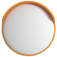 VidaXL Buiten convex verkeersspiegel oranje ø30 cm polycarbonaat - thumbnail