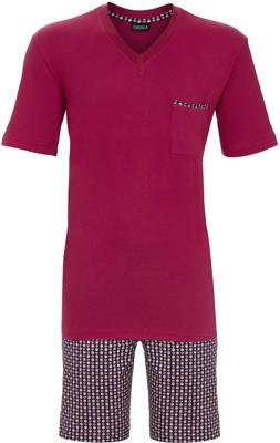 Rode heren shortama katoen