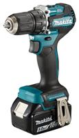 Makita ddf487rtj 18v boor-/schroefmachine koolborstelloos 5,0 ah accu (2 st), snellader, mbox - thumbnail