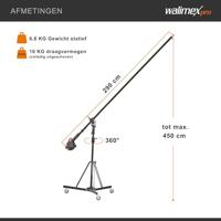 Walimex Pro Galgen-rolstatief met contragewicht, zwart - thumbnail