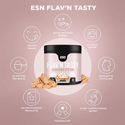 ESN Flavn tasty cinnamon cereal 250 Gram ESN Flavn tasty cinnamon cereal 250 Gram