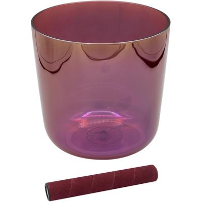 Sela Infinity Crystal Singing Bowl 432 Hz B4 Purple klankschaal