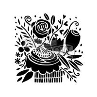 The Crafter's Workshop • template 15x15cm celebration bouquet - thumbnail