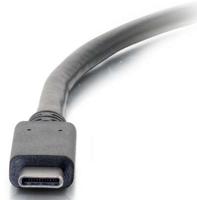 C2G USB korte verlengkabel, USB-kabel, USB C-kabel, 10G, zwart, 1 meter, kabel naar Go 28848 - thumbnail