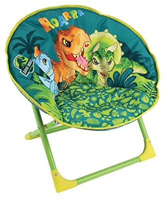 FUN HOUSE JURASSIC WORLD Zetel maan dinosaurussen - Opvouwbaar - H.47 x B.54 x D.42 cm - Voor kinderen