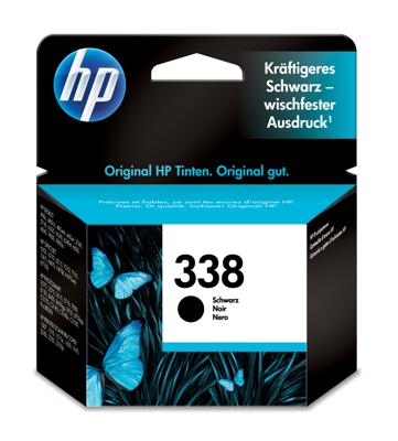 HP inktcartridge 338, 450 pagina's, OEM C8765EE, zwart