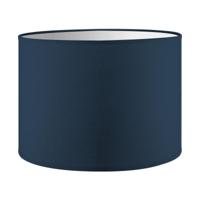 Lampenkap cilinder | rond | katoen | stoffen lampenkap | cilinderkap  | Ø25cm H19cm | blauw - thumbnail